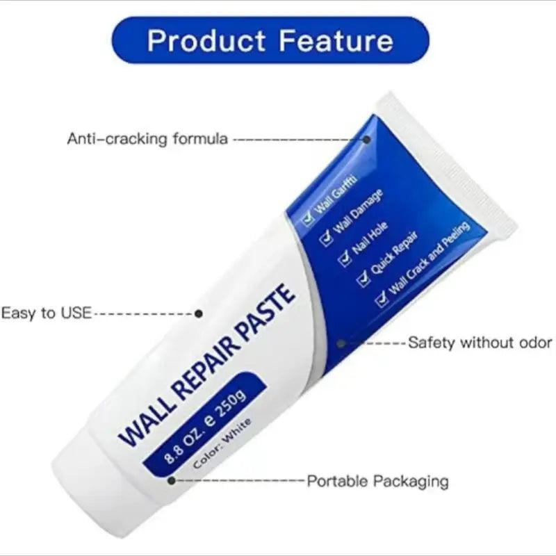 Waterproof Drywall Patch Repair Kit for Wall Crack and Hole Repair
