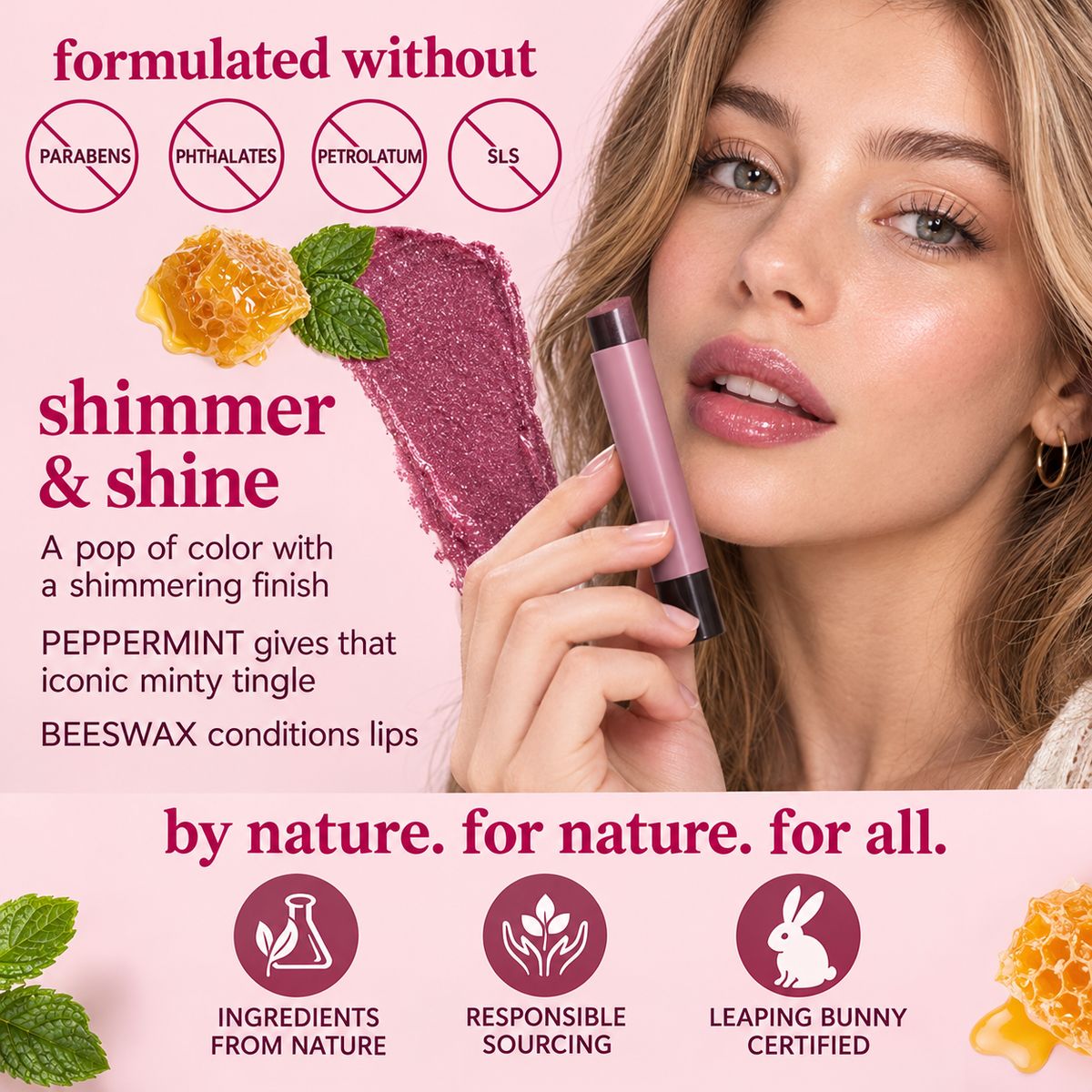🎁Lip Shimmer - Natural Color, Soft Shine & Nourishing Care💖
