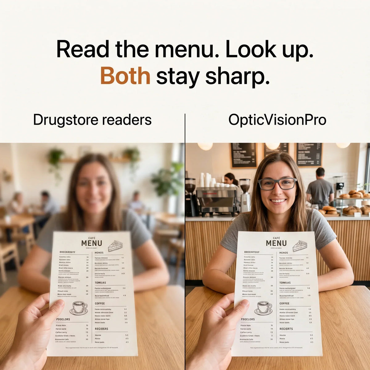 Adaptive Multifocal Glasses for Near & Distance Vision