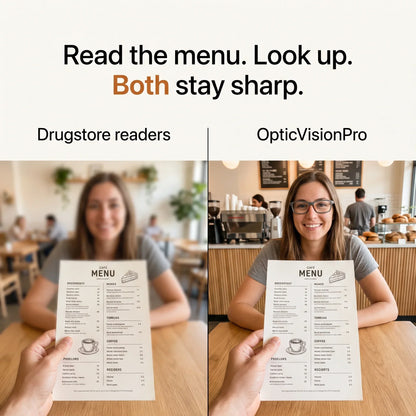 Adaptive Multifocal Glasses for Near & Distance Vision