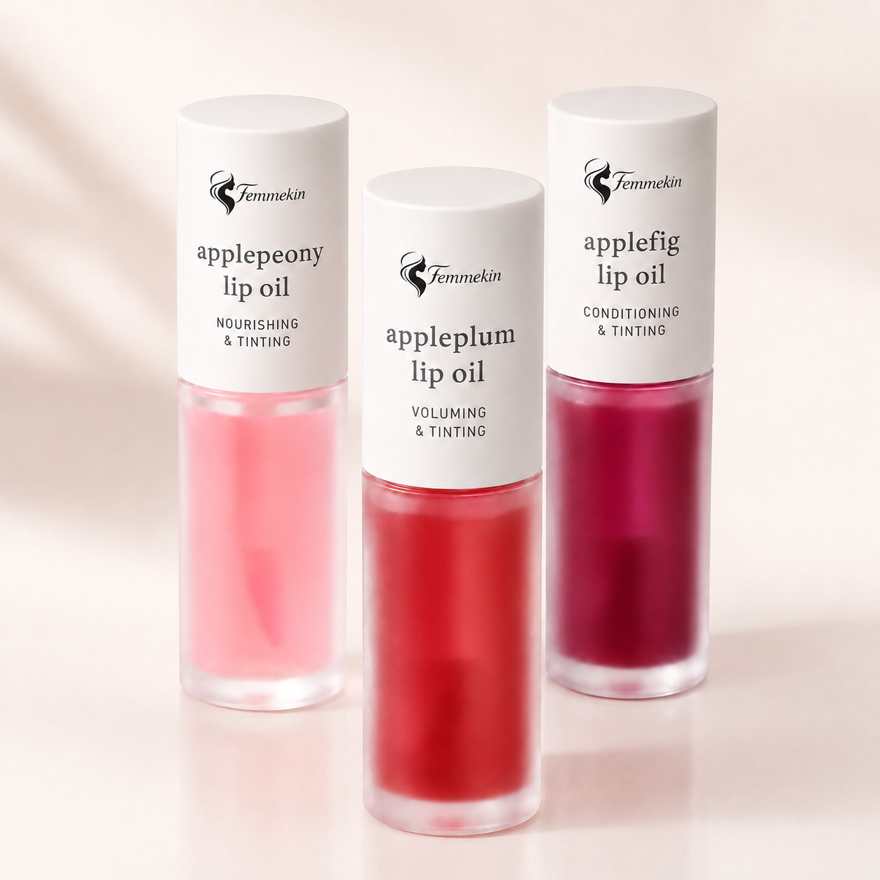 2-in-1 Hydrating Lip Oil Stain for Natural Tint & Glass-Like Shine