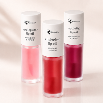 2-in-1 Hydrating Lip Oil Stain for Natural Tint & Glass-Like Shine