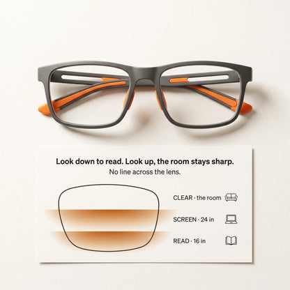 Adaptive Multifocal Glasses for Near & Distance Vision