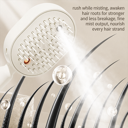 Essential Oil Mist Air Cushion Massage Comb Self Cleaning Anti Static Hair Care Brush