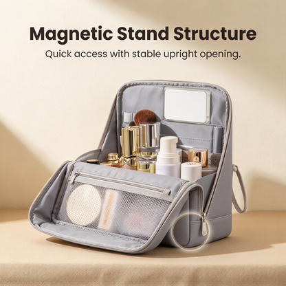 Portable Standing Makeup Bag