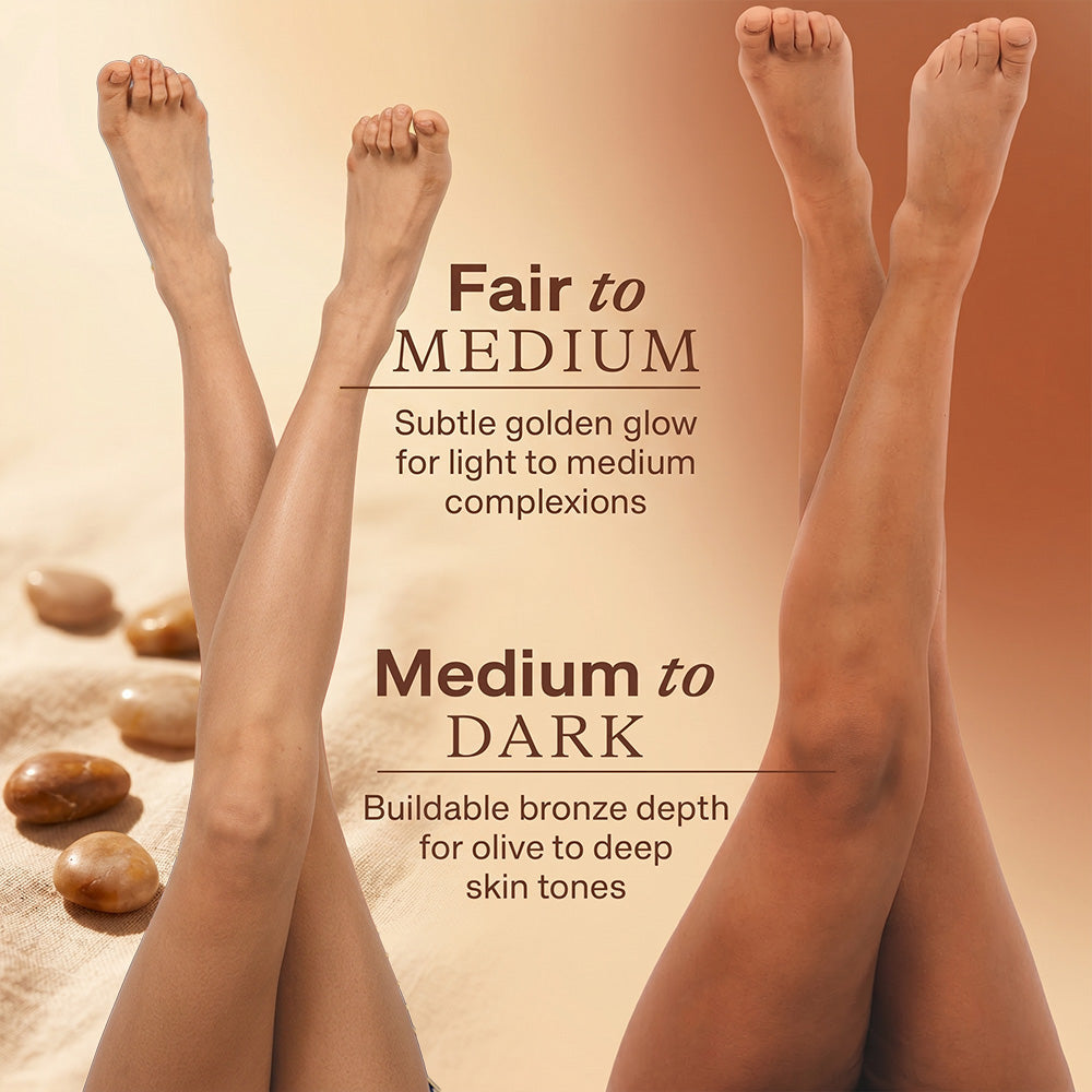 Natural Self Tanner Lotion Hydrating Streak Free Glow