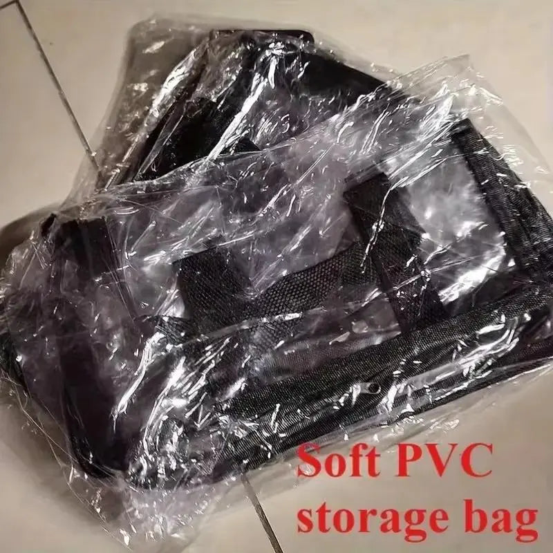 Large Clear Heavy Duty Storage Bin With Hinged Lid