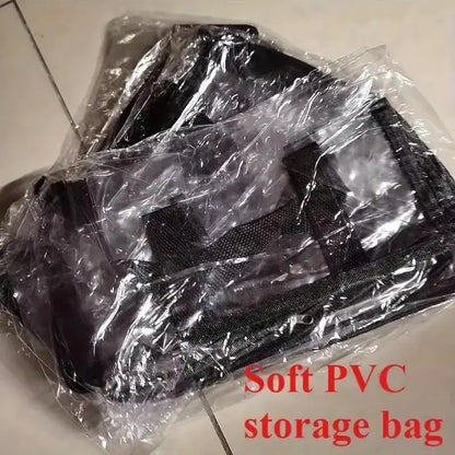 Large Clear Heavy Duty Storage Bin With Hinged Lid