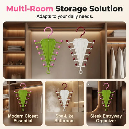 V-Shaped Double-Sided Multi-Purpose Hanger Organizer