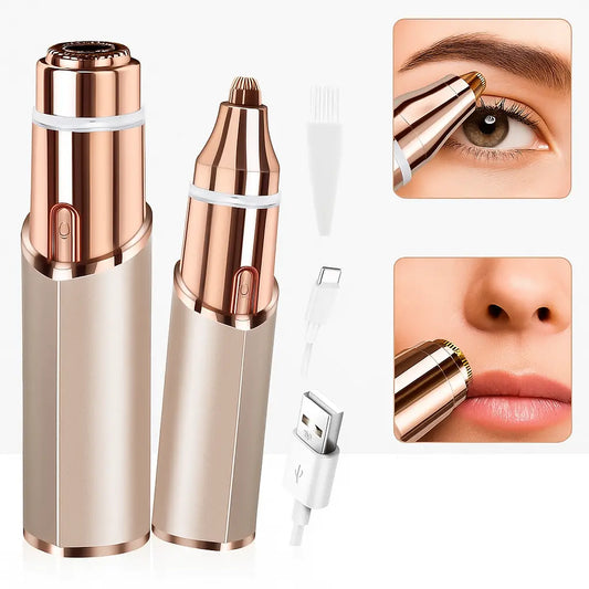 2-in-1 Eyebrow & Facial Hair Trimmer