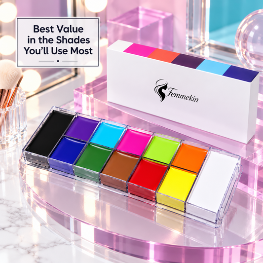 🎃Halloween Early Sale🎨 20-Color Face & Body Oil Paint Palette