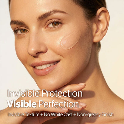 Lightweight Pore Blur SPF40 Korean Face Sunscreen No White Cast for Daily Use