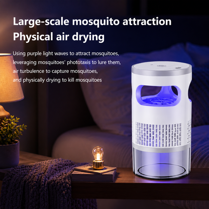 Indoor Insect Trap with Light and Suction