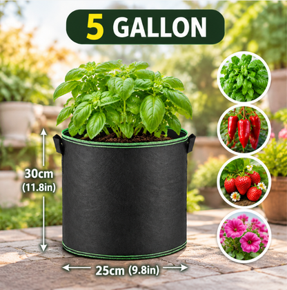 Heavy-Duty Breathable Grow Bags