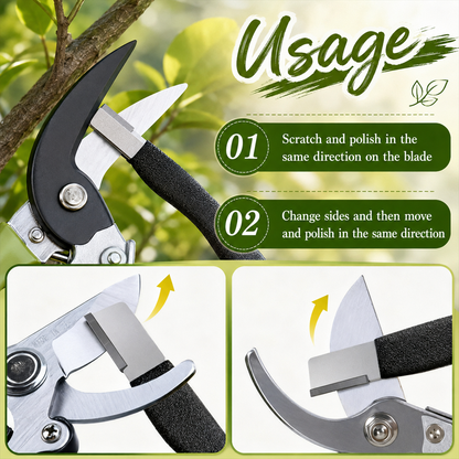 Professional Knife Sharpener Set for Kitchen Blades and Garden Shears