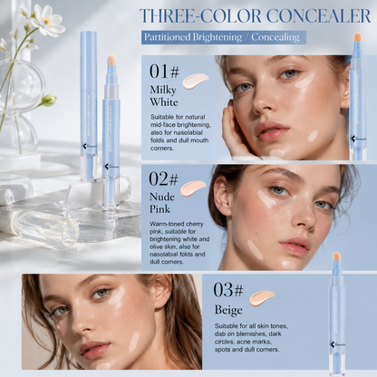 Matte Concealer Foundation Powder for Flawless Skin