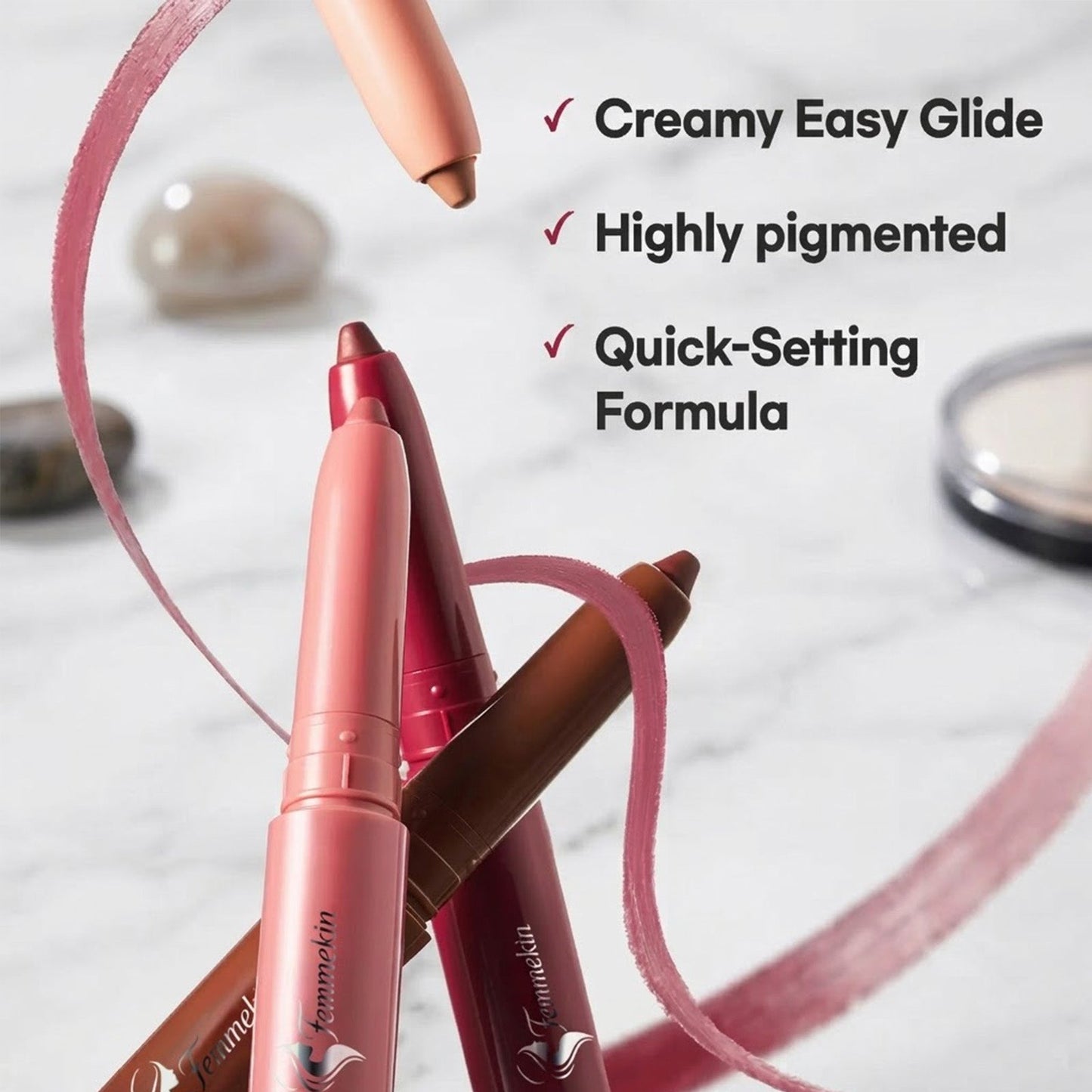 Creamy Glide Lip Liner Smooth Blendable Color