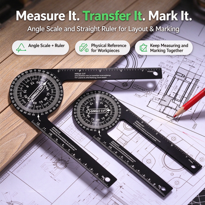 360° Adjustable Woodworking Angle Finder