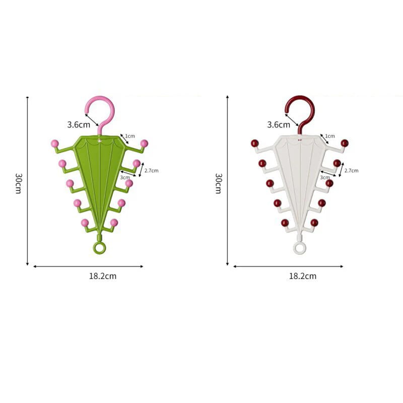 V-Shaped Double-Sided Multi-Purpose Hanger Organizer