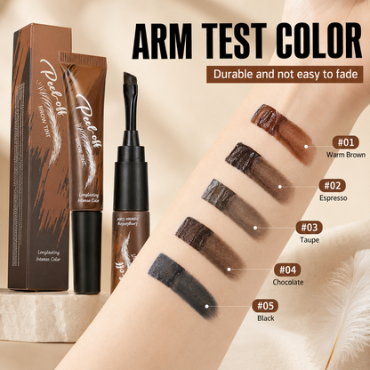 5-Color Waterproof Eyebrow Tint for Precise & Long-Lasting Brows