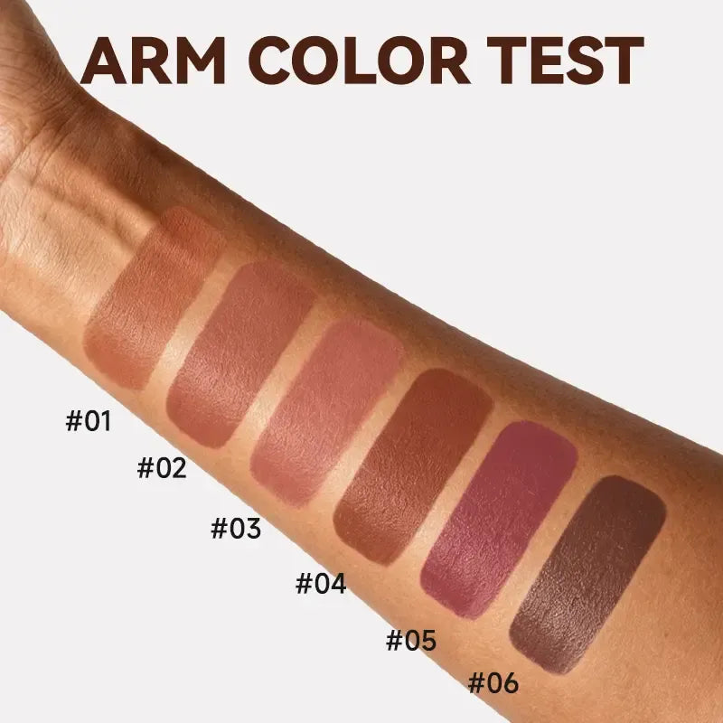 Matte Brown Lipstick| Waterproof Non-Stick Cup
