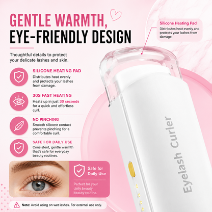 USB Rechargeable Heated Eyelash Curler