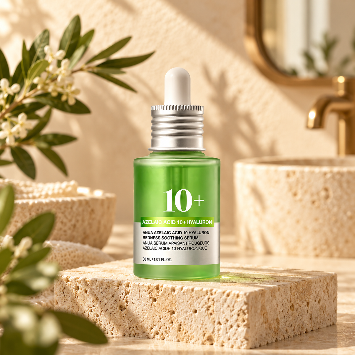 Azelaic Acid 10 Hyaluron Redness Soothing Serum 30mL