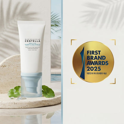 Hyalu Cica Water Fit Sun Serum Lightweight Korean Sunscreen for Daily Use