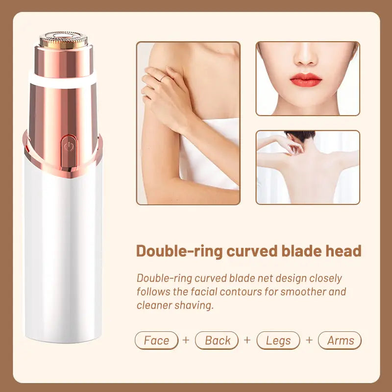 2-in-1 Eyebrow & Facial Hair Trimmer
