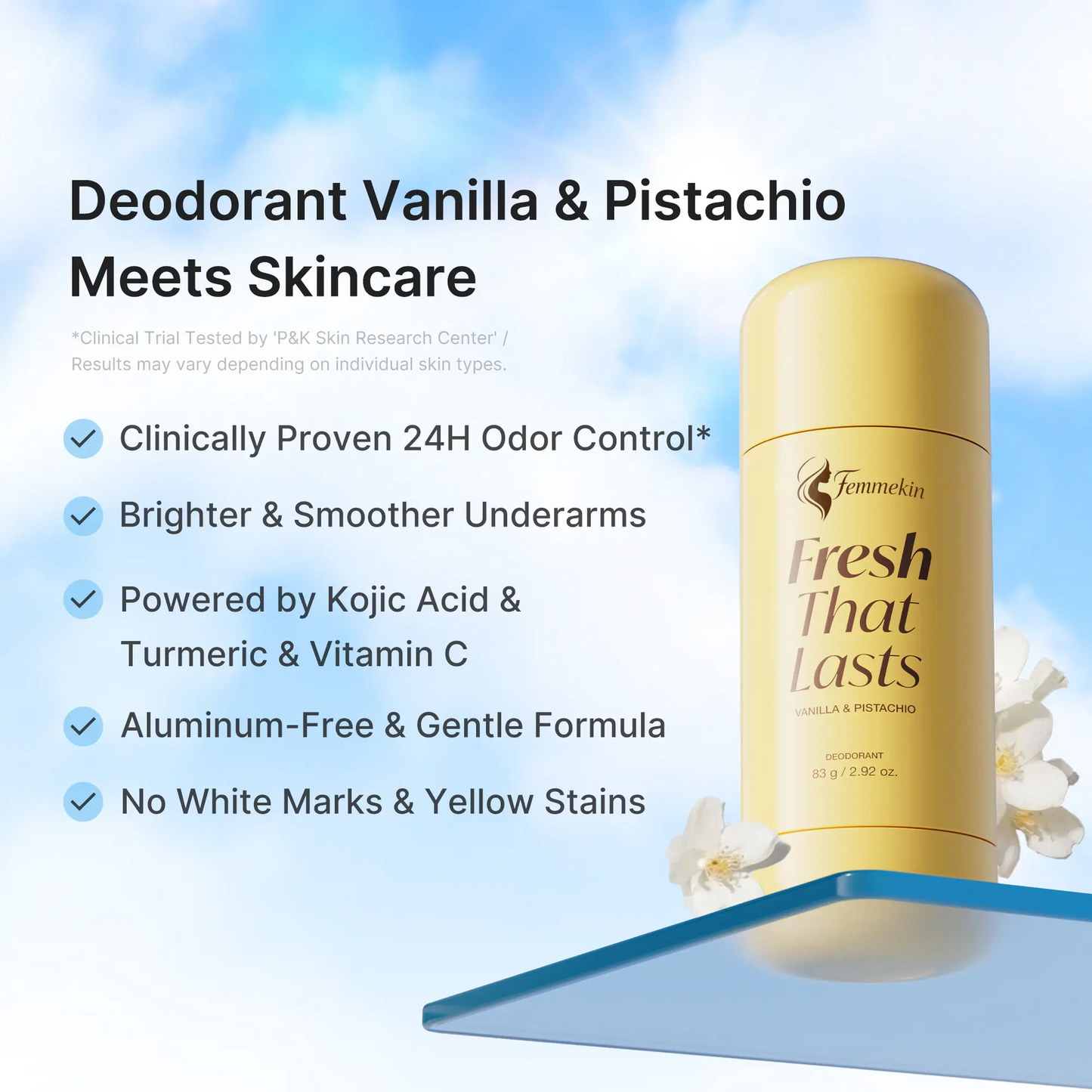 Deodorant Vanilla & Pistachio Fresh That Lasts