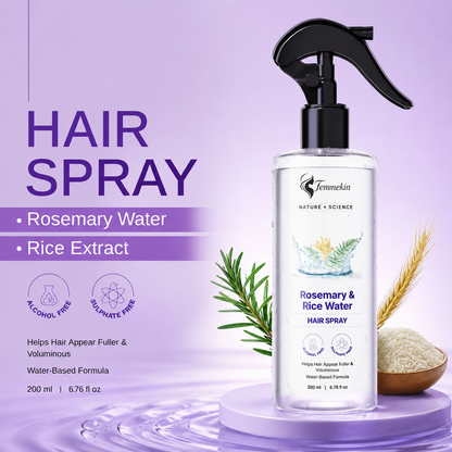 Rosemary Rice Water Hair Mist for Soft Smooth Non Greasy Hair