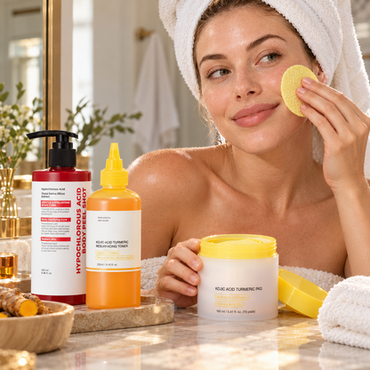 Smooth & Clear Body Care Set for Exfoliating Brightening & Uneven Skin Tone