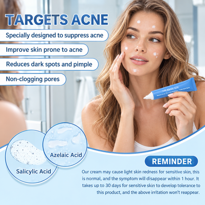 14% Azelaic Acid Cream Niacinamide Vitamin C Calm Acne Redness Hydrating for Acne Prone Skin