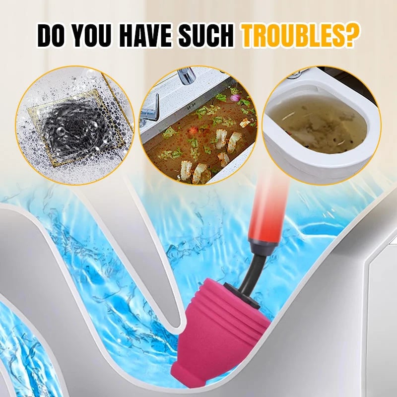 🔥HOT SALE🔥Household High-Pressure Toilet Unblocker