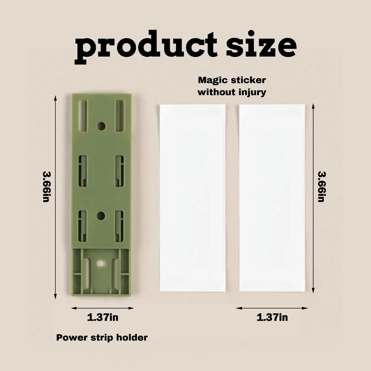 Adhesive Punch-free Socket Holder(20 PCS)