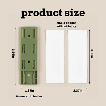 Adhesive Punch-free Socket Holder(20 PCS)