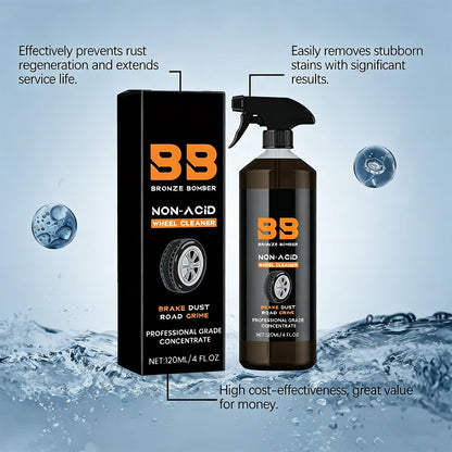 Automotive Rust Remover Spray 120ML Metal Cleaner for Cars