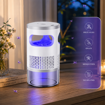 Indoor Insect Trap with Light and Suction