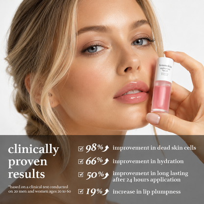 2-in-1 Hydrating Lip Oil Stain for Natural Tint & Glass-Like Shine