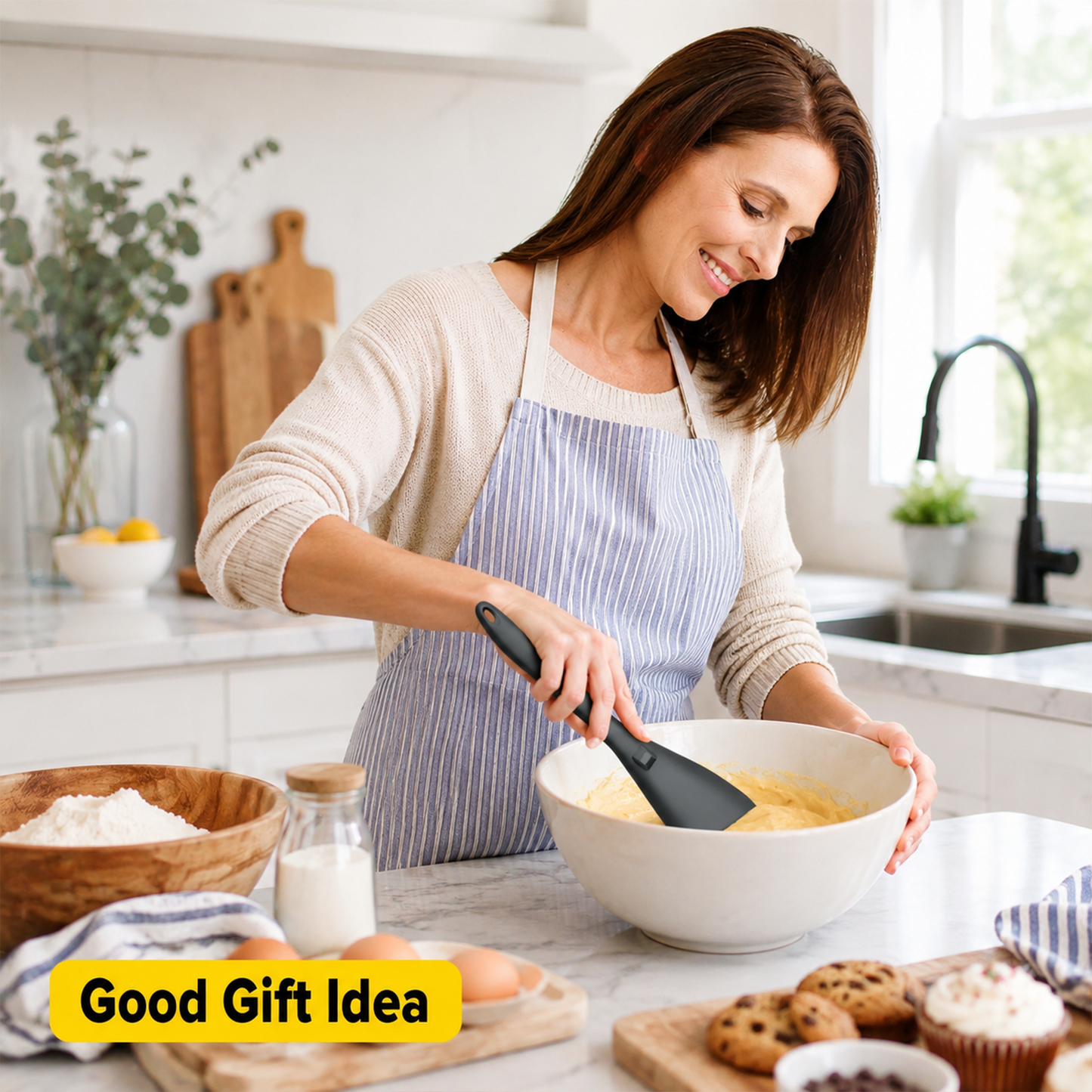Multifunction Cooking Spoon Spatula for Non Stick Cookware BPA Free One Piece Design