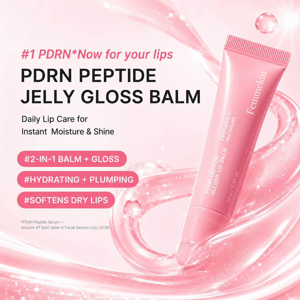 PDRN Peptide Hydrating & Plumping Lip Balm