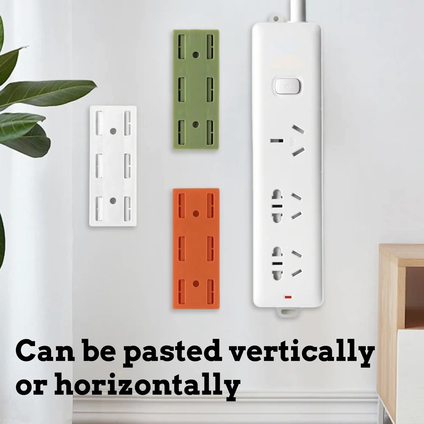 Adhesive Punch-free Socket Holder(20 PCS)