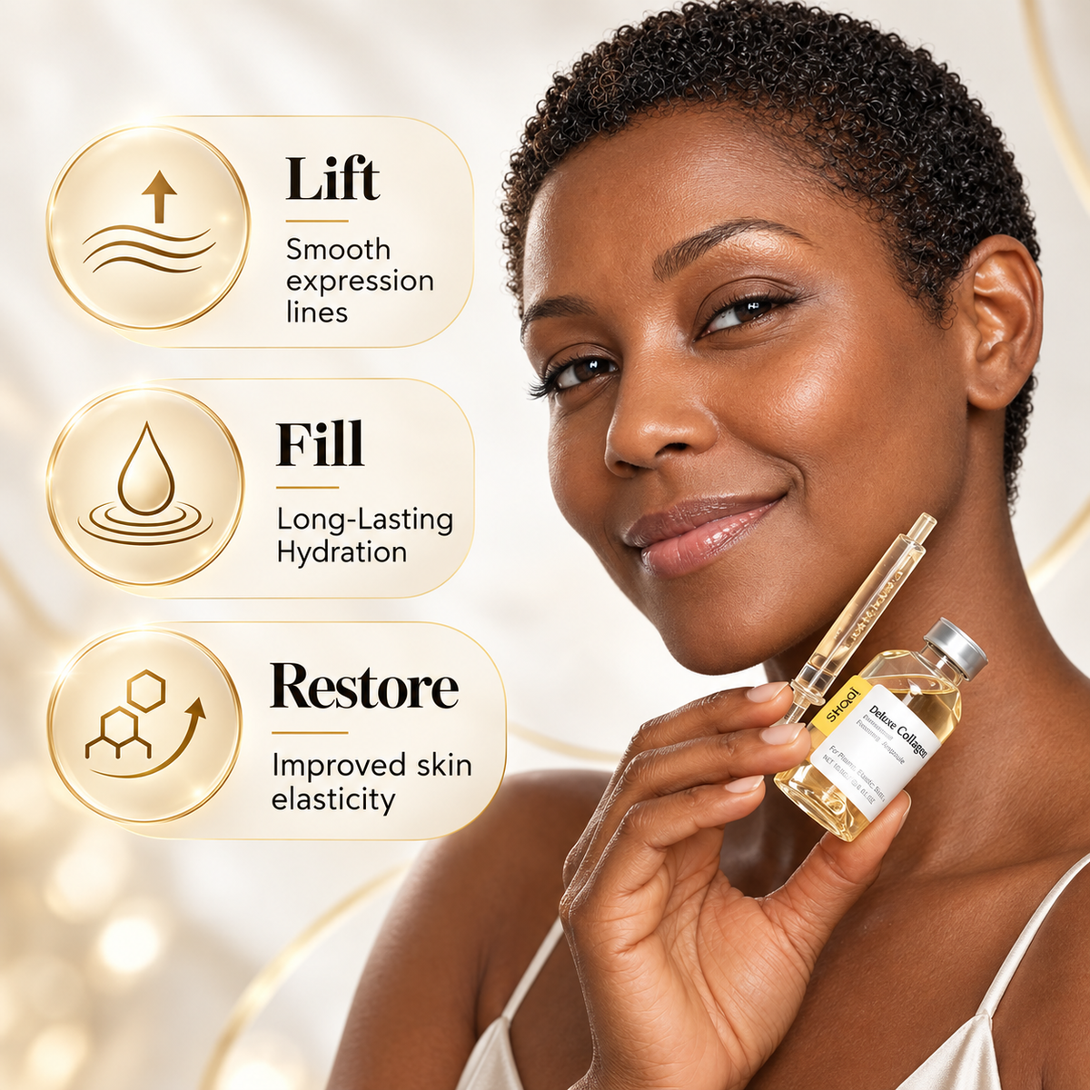 Collagen Peptide Lifting Ampoule🔥Limited time offer Buy 1 get 1 free！