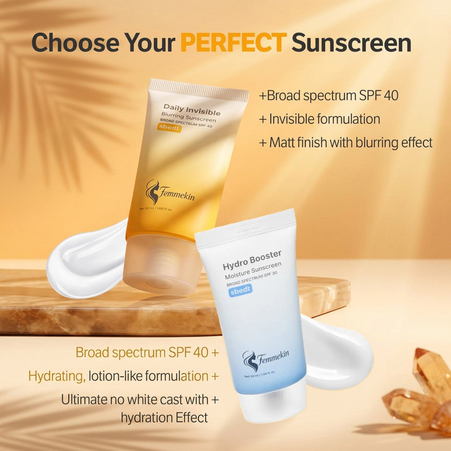 Lightweight Pore Blur SPF40 Korean Face Sunscreen No White Cast for Daily Use