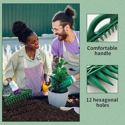 35% OFF🌱Garden Seed Spacer & Dibbler – 12-Hole Precision Planting Tool