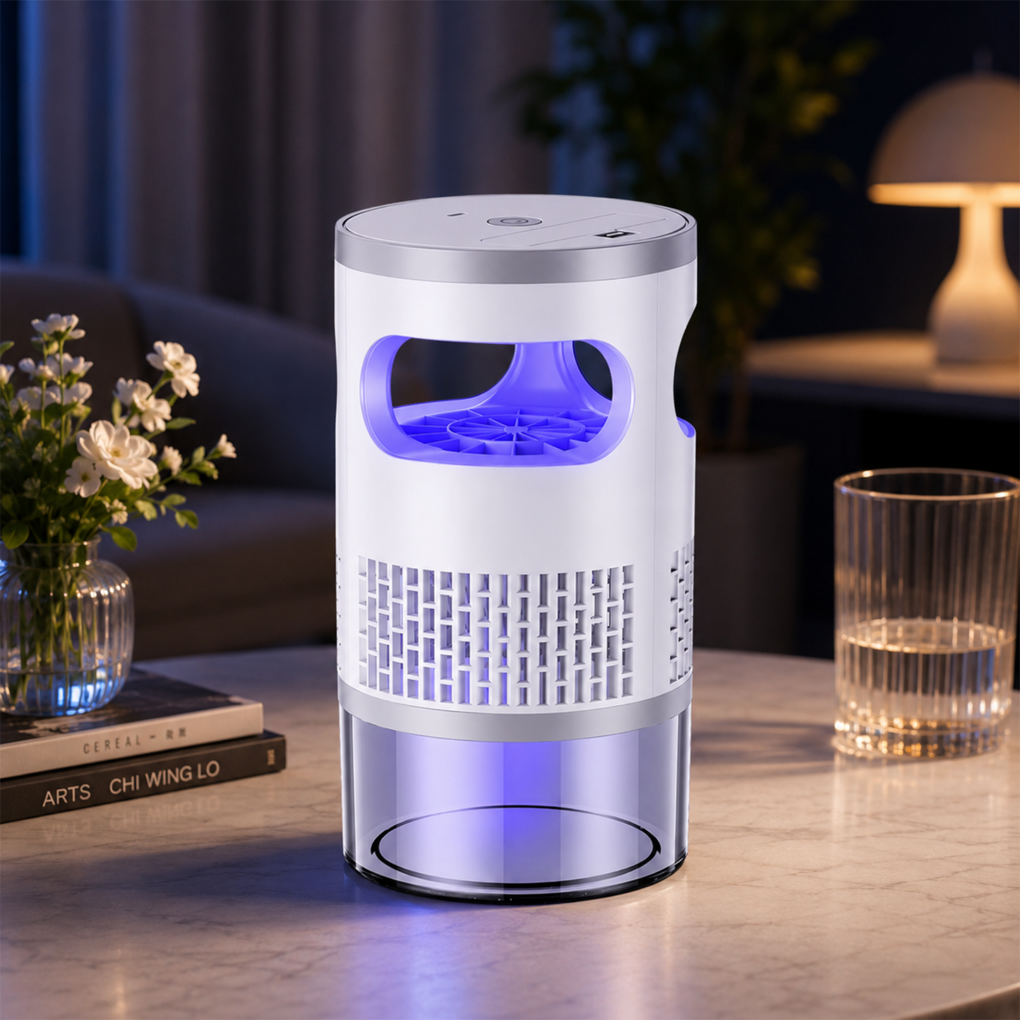 Indoor Insect Trap with Light and Suction