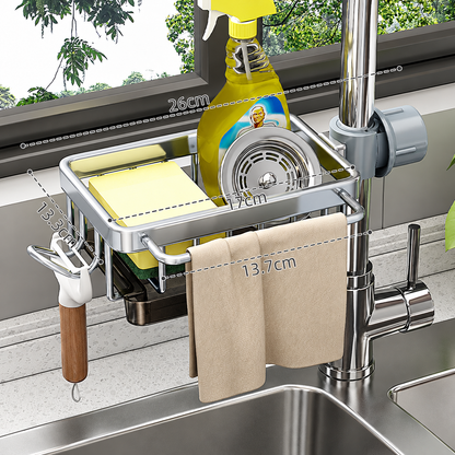 ✨ Faucet Sink Organizer Rack – Keep Your Kitchen Sink Clean & Clutter-Free
