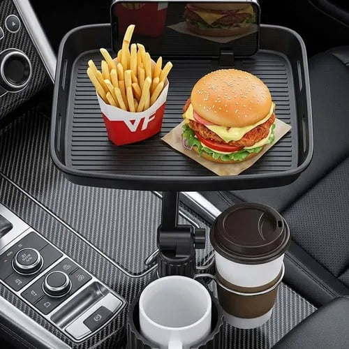 Universal 360° Swivel Car Cup Holder Tray