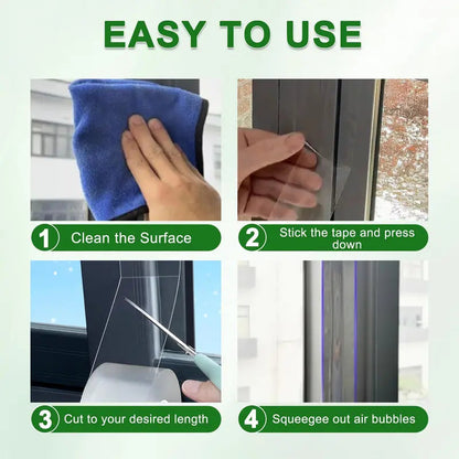 Clear Weather Sealing Tape for Windows & Doors