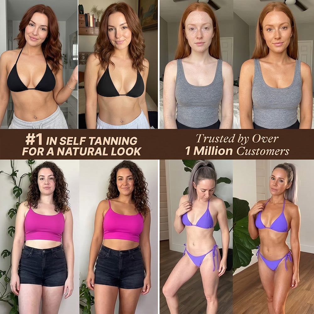 Natural Self Tanner Lotion Hydrating Streak Free Glow